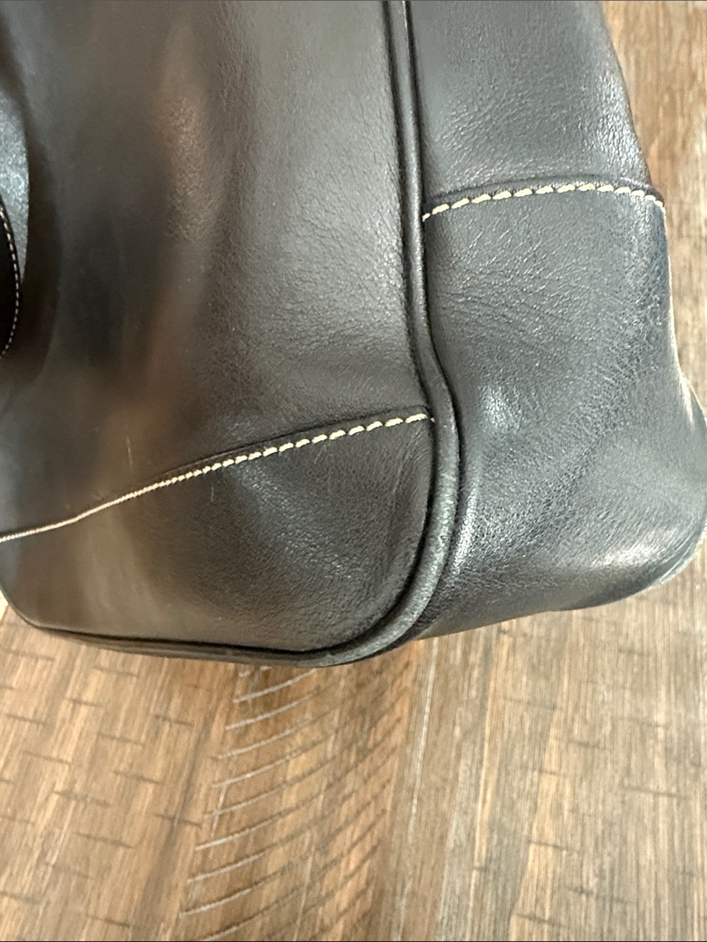 COACH Vintage Hampton Lunch Tote Shoulder Bag black - Picture 13 of 16